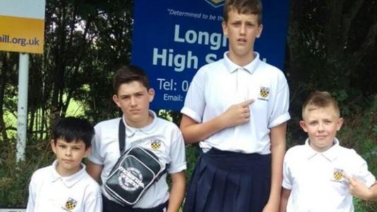 La ingeniosa reacción de alumnos a quienes les prohibieron usar pantalones cortos