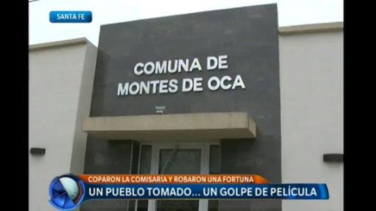 Un pueblo tomado... un golpe de película