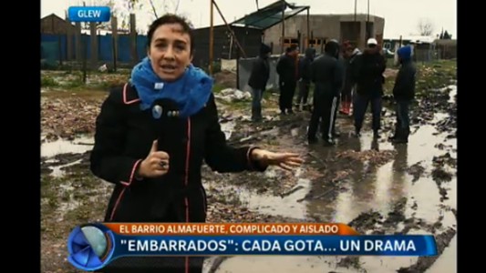 "Embarrados": cada gota... un drama