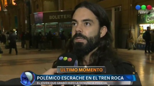 Escrache en el tren Roca: hablan los protagonistas