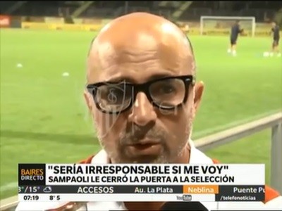 Sampaoli: "sería irresponsable dejar el Sevilla"