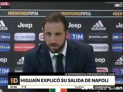 Las razones del Pipita Higuaín para dejar el Napoles