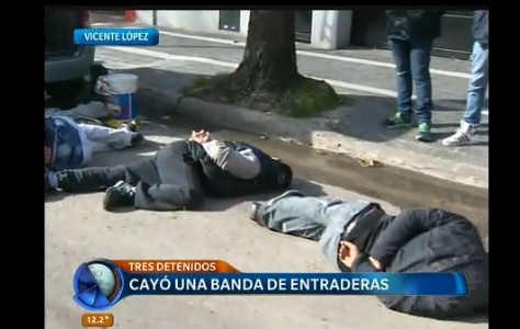 Cayó una banda de entraderas: tres detenidos