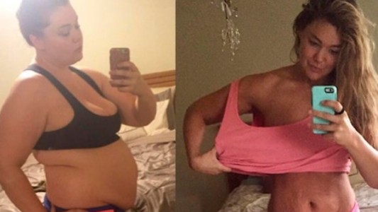 La radical transformación de una mujer que bajó 60 kilos tras la muerte de su esposo