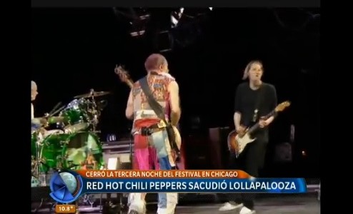 Red Hot Chili Peppers sacudió Lollapalooza