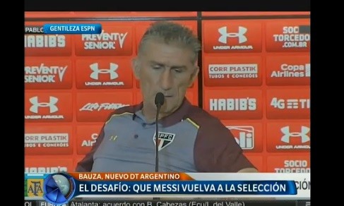 Bauza dice que no habló con Messi ni su entorno, pero que irá a España para conversar