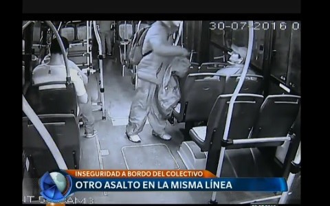 Video: asalto en el colectivo