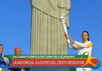 La antorcha ya está en Río de Janeiro