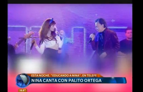 Nina canta con Palito Ortega