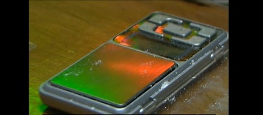 Usaban un celular para pesar la droga