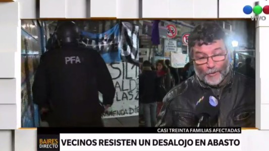 Vecinos resisten orden de desalojo en Abasto