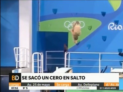 Río 2016: se sacó un cero en salto