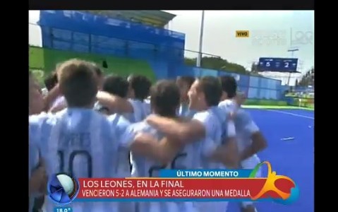 Los Leones golearon a Alemania y jugarán la final olímpica por el oro