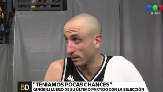 Las últimas palabras de Manu Ginóbili antes de dejar el seleccionado de básquet