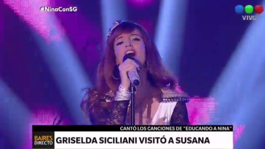 El musical de "Nina" en el programa de Susana Giménez