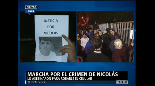 Marcha para pedir justicia por el joven asesinado por motochorros
