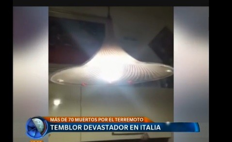 Videos del temblor que sacudió en Italia