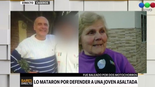 Quiso defender a una vecina asaltada y lo mataron
