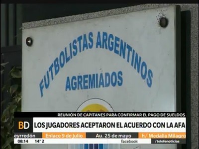 Los jugadores aceptaron el acuerdo con la AFA