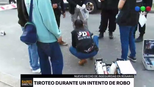 Robo, persecución y tiroteo en Rosario