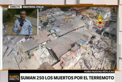 En Amatrice se derrumbaron 7 de cada 10 casas