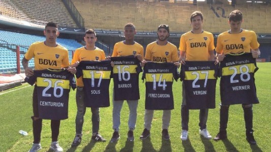 Boca presentó a sus refuerzos:  "El objetivo es la Copa Argentina"
