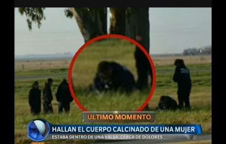 Hallaron el cuerpo calcinado de una mujer dentro de una valija en la autovía 2