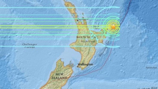 Un terremoto de 7,1 grados sacude la costa de Nueva Zelanda