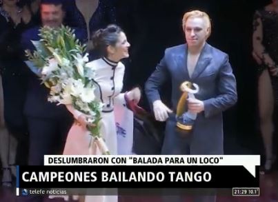 Mundial de Tango: una pareja de Los Polvorines ganó en categoría Escenario
