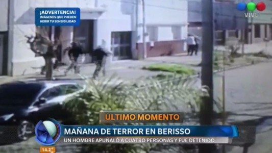 Berisso: un hombre apuñaló a cuatro personas y fue detenido