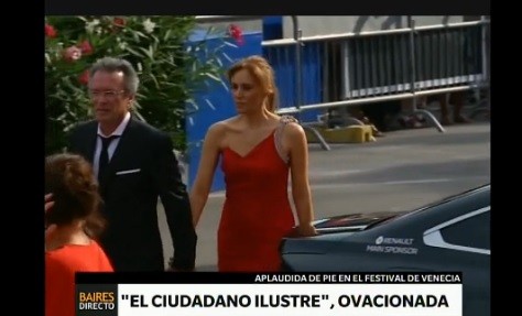 Ovacionaron a "El ciudadano ilustre" en Venecia