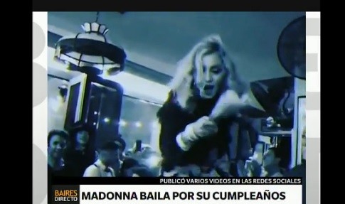 El baile de Madonna por su cumpleaños