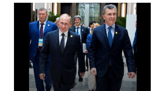 Macri habló con Putin sobre inversiones en el sector energético argentino