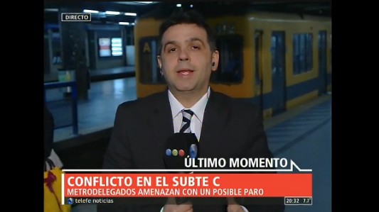 Conflicto en la línea de subte C