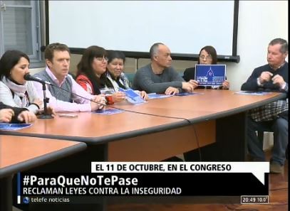 #ParaQueNoTePase Familiares de víctimas contra el delito y la impunidad