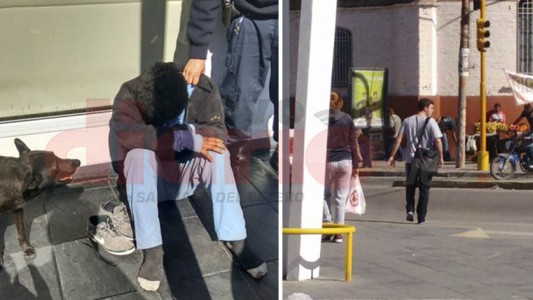 Le dejó sus zapatillas a un indigente, se fue descalzo y conmovió a todos