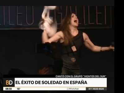 Soledad celebra en España sus 20 años en los escenarios