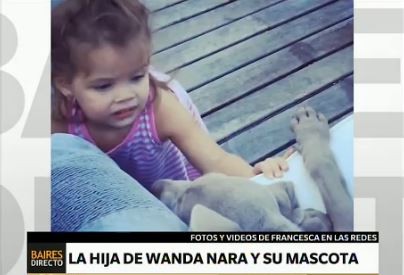 La nueva mascota de Wanda Nara