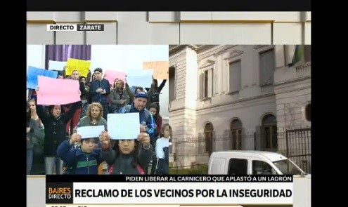 El intendente de Zárate salió en apoyo del carnicero: "Le vamos a ofrecer protección"