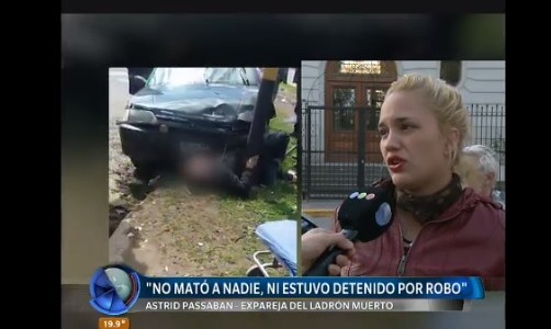 Expareja del ladrón muerto: "No mató a nadie, ni estuvo preso por robo"