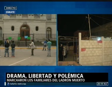 Carnicero: marcharon los familiares del ladrón muerto