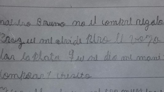 La carta y el regalo sorpresa de un alumno que emocionó al "Maestro Bruno"