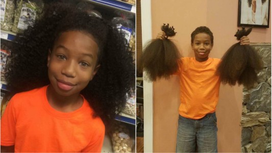 El nene que no se cortó el pelo durante dos años por una buena causa
