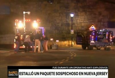Video: así explotó otro artefacto en Nueva Jersey