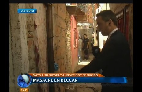 San Isidro: hirió a su novia, mató a su suegra, a un vecino y se quitó la vida