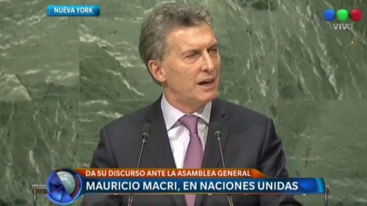 En la ONU, Macri instó "al diálogo" con el Reino Unido para "solucionar amigablemente" la disputa por Malvinas