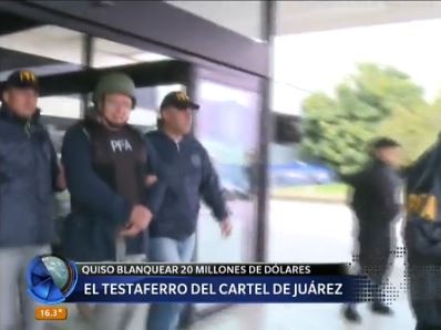 Trasladaron a Buenos Aires al supuesto testaferro del Cartel de Juárez