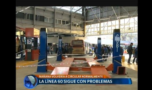 La Línea 60 sigue con problemas