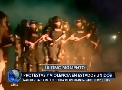 Protestas y violencia en Estados Unidos