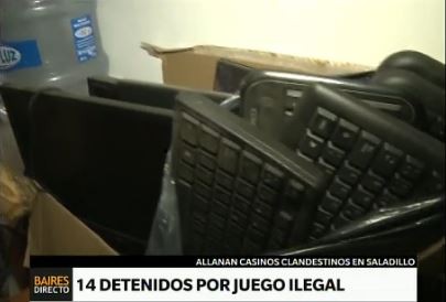 Operativos contra el juego clandestino: 14 detenidos